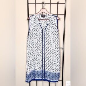 Naïf Printed Sleeveless Shift Dress Sz XL Petite